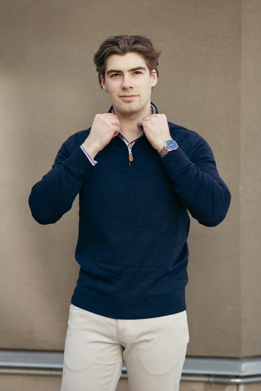 Merino John Zip