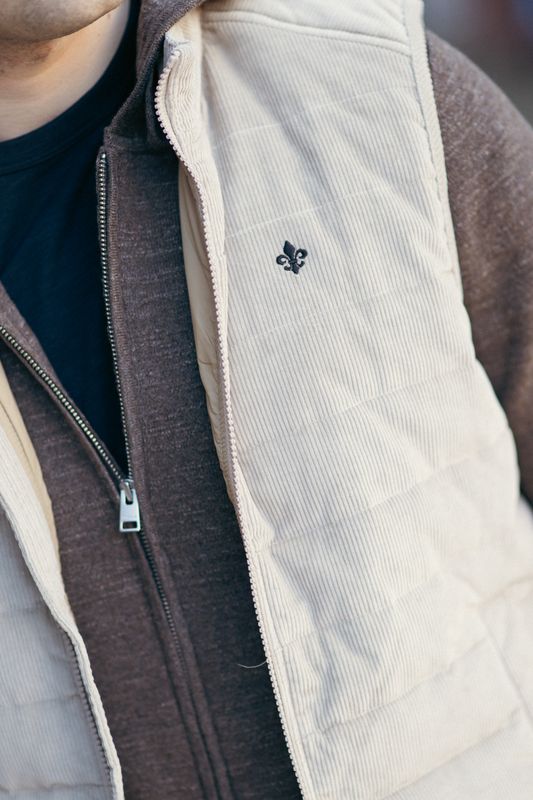 Ted Quilted Cord Vest