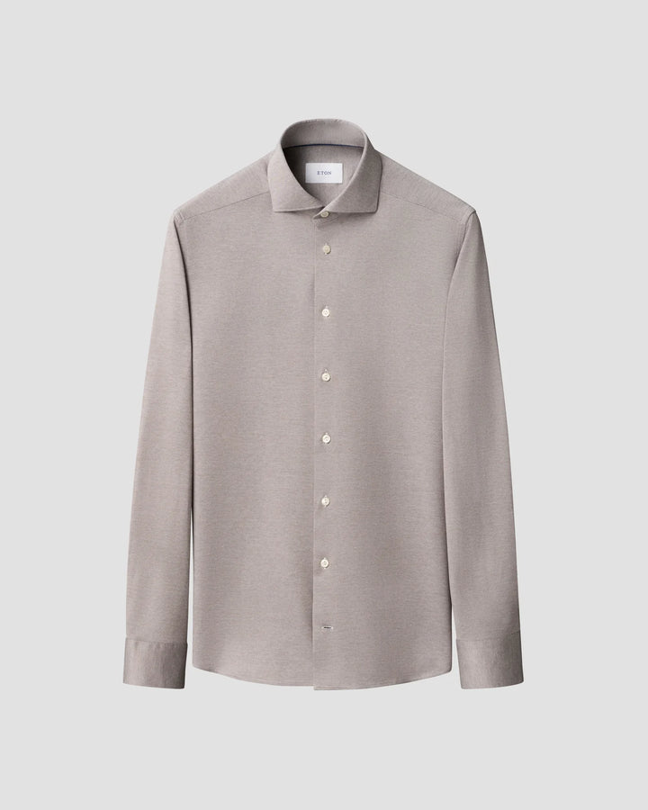 Slim fit Filo di Scozia Knit Shirt