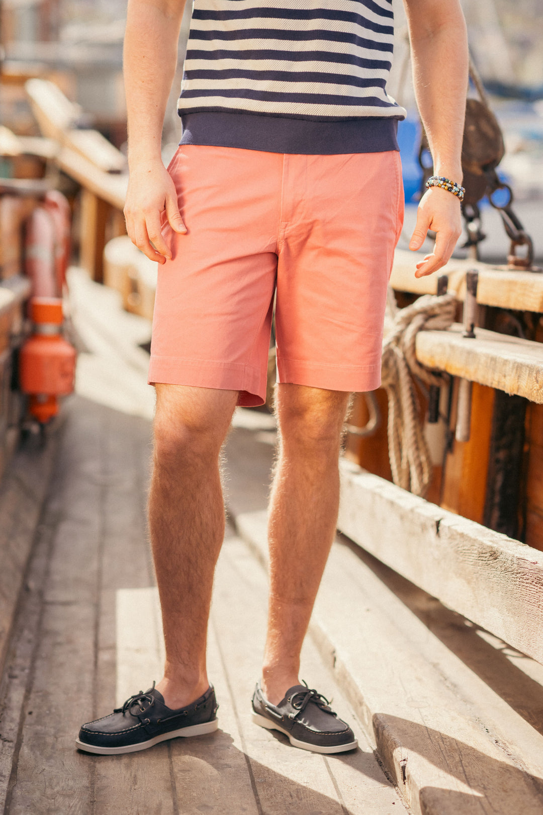 STRETCH STRAIGHT FIT CHINO SHORT