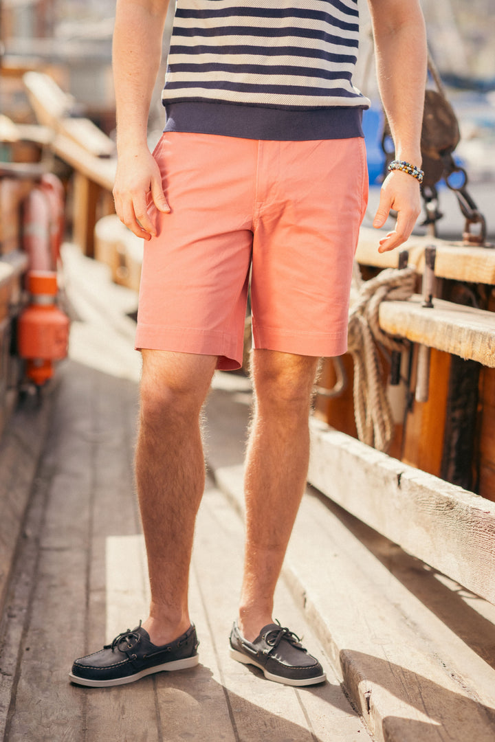 STRETCH STRAIGHT FIT CHINO SHORT