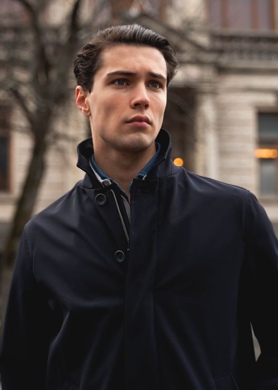 Men`s Woven Raincoat