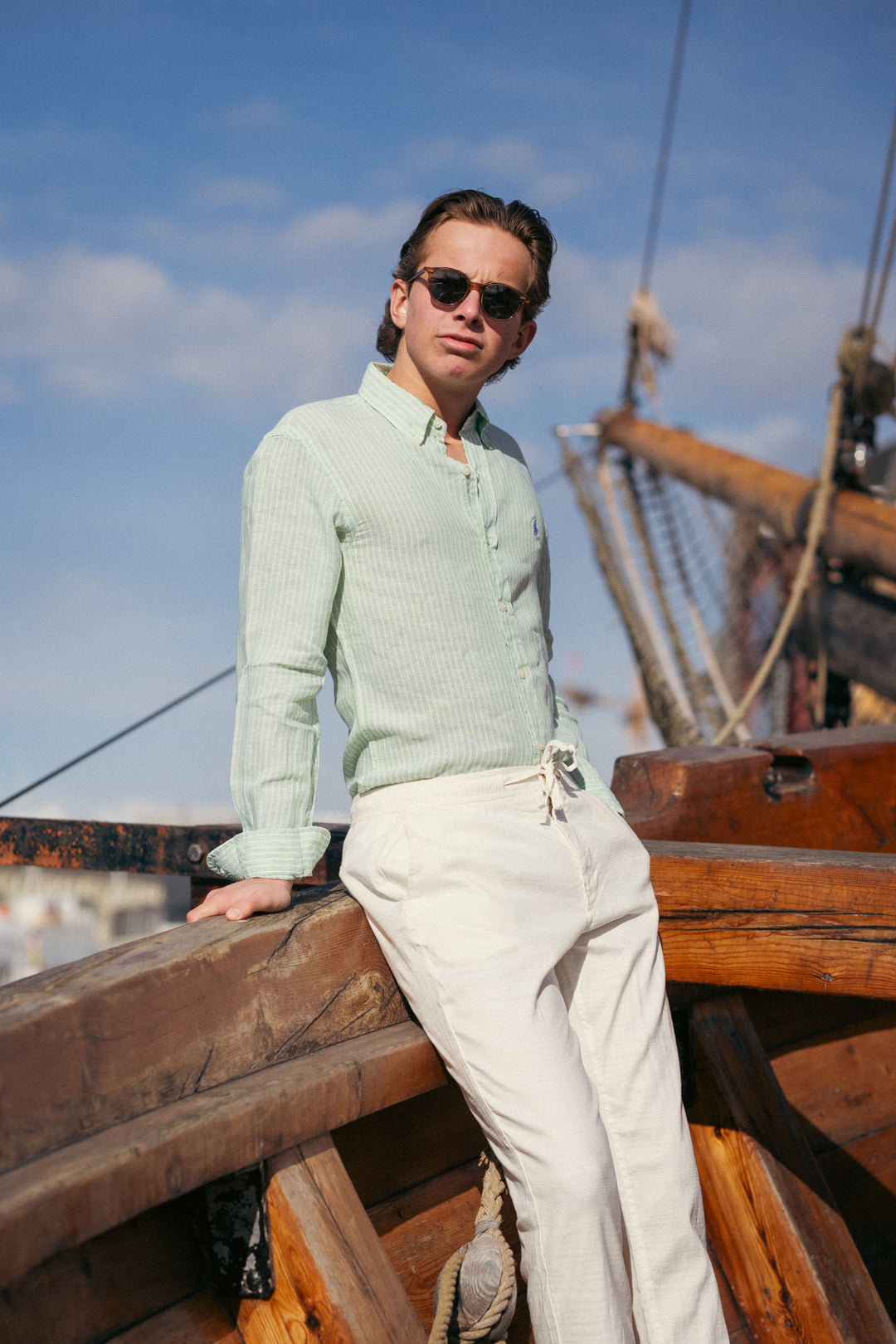 WOVEN-SPORT SHIRT-SHIRT