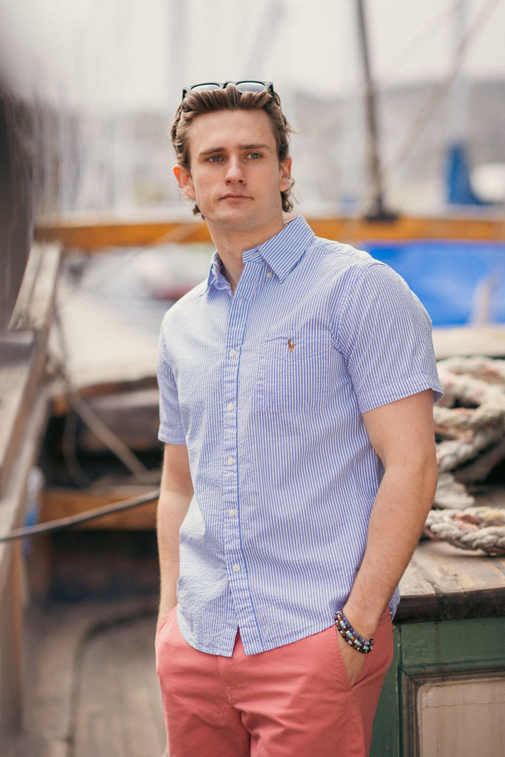 Seersucker Sport Shirt