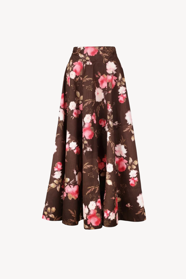 Taffeta Maxi Skirt