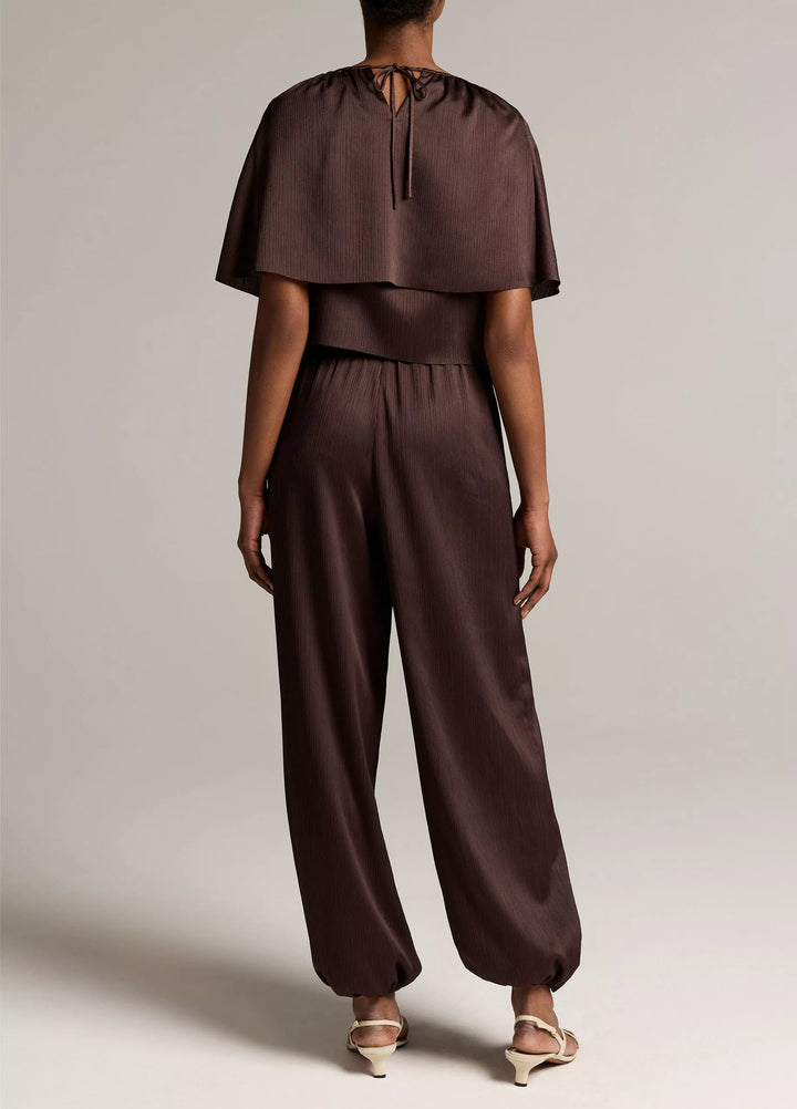 MID WAIST PLISSE CRINKLE PANT