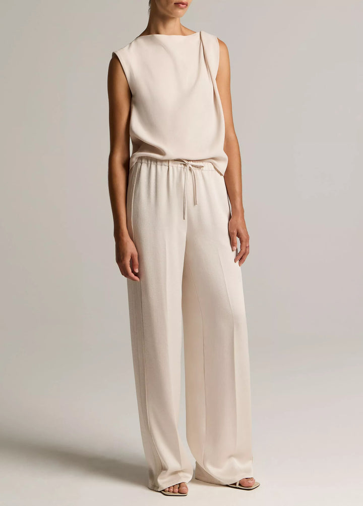 DRAPED SHOULDER SLVLS TOP