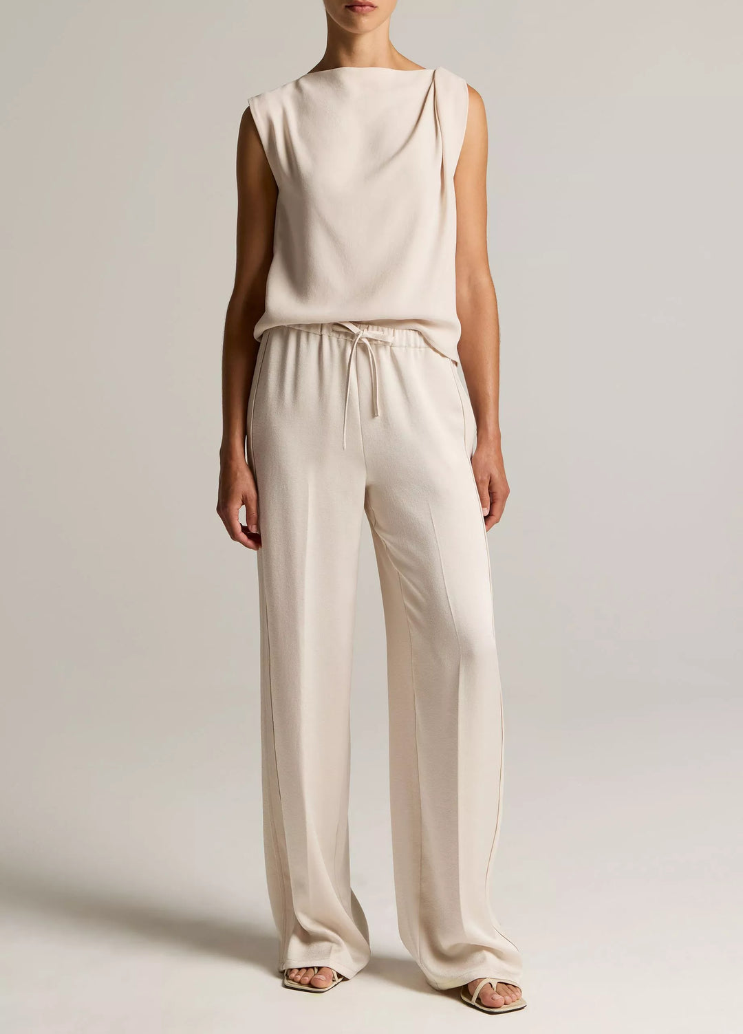 MID WAIST SHINE CREPE PULL ON