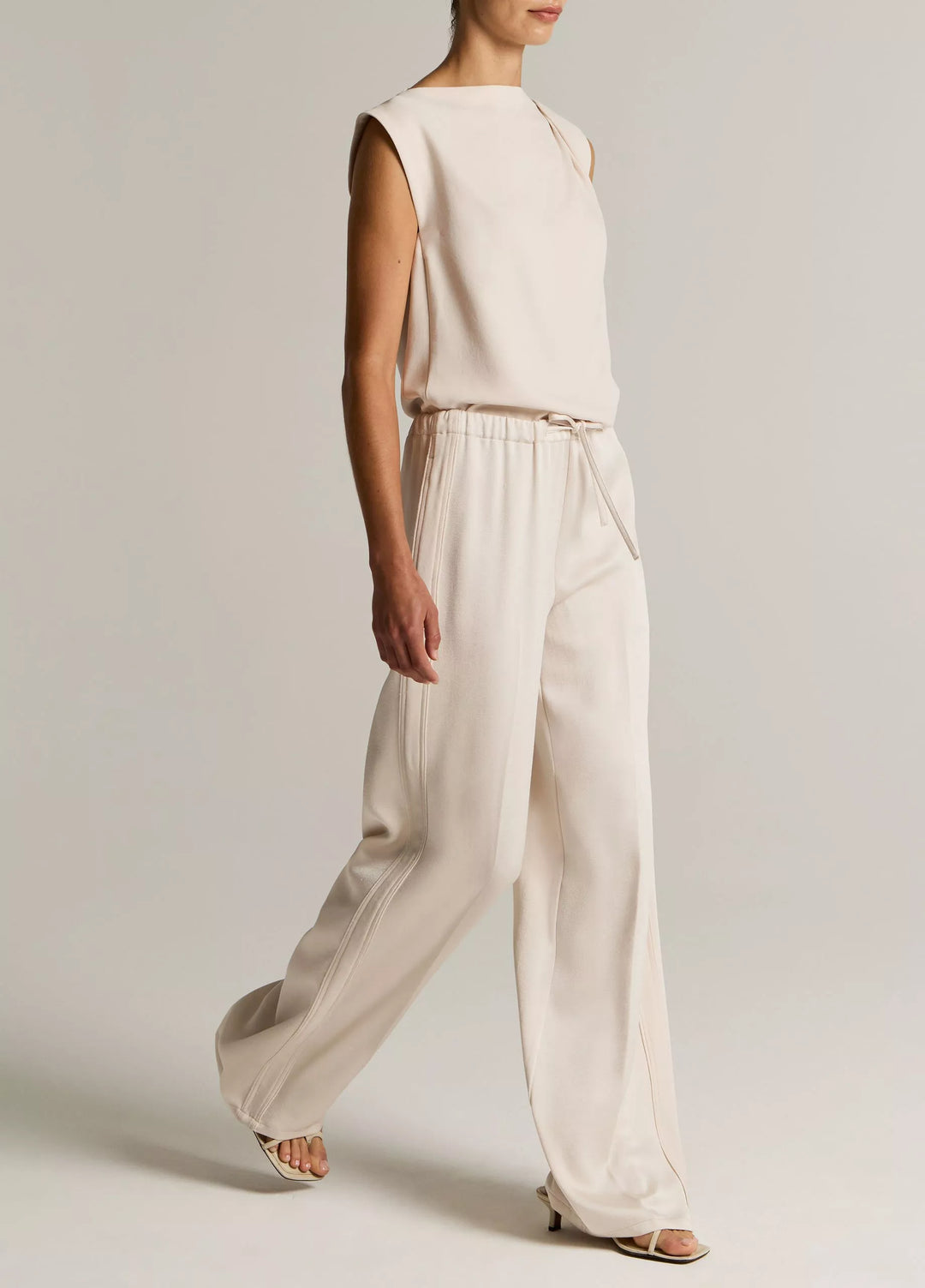 MID WAIST SHINE CREPE PULL ON