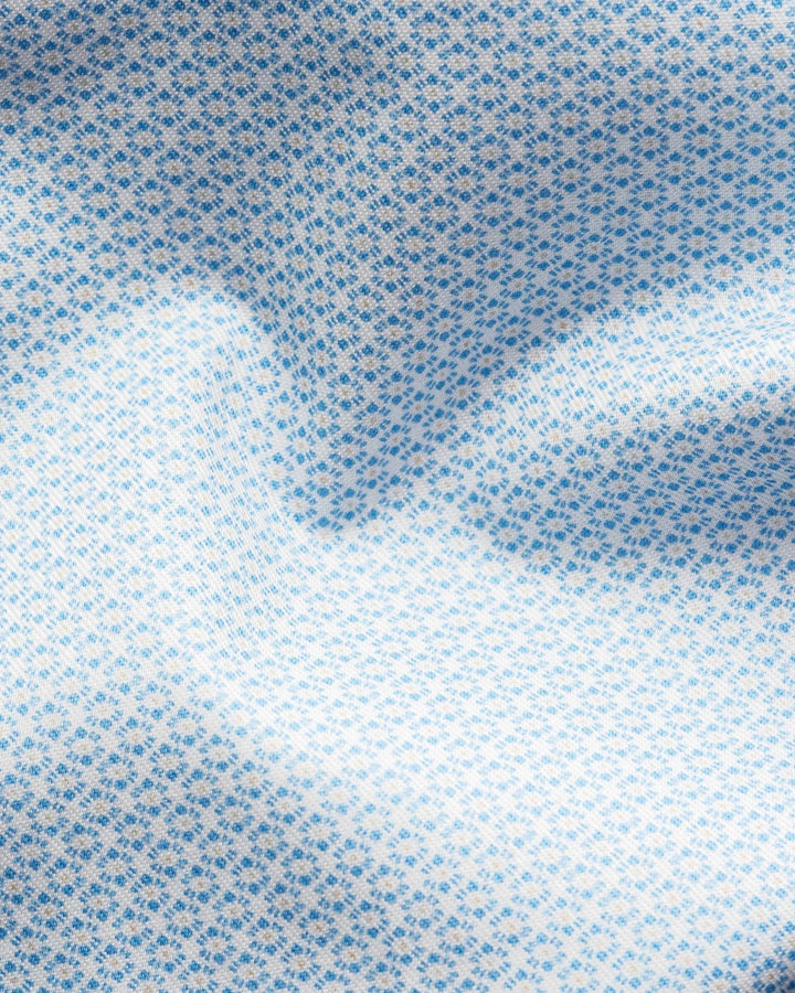 Contemporary Geometric Signature Twill Shirt