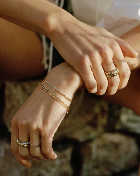 LUCY WILLIAMS COBRA SNAKE CHAIN BRACELET