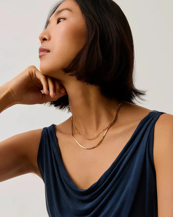 LUCY WILLIAMS HORIZON LINK CHAIN NECKLACE