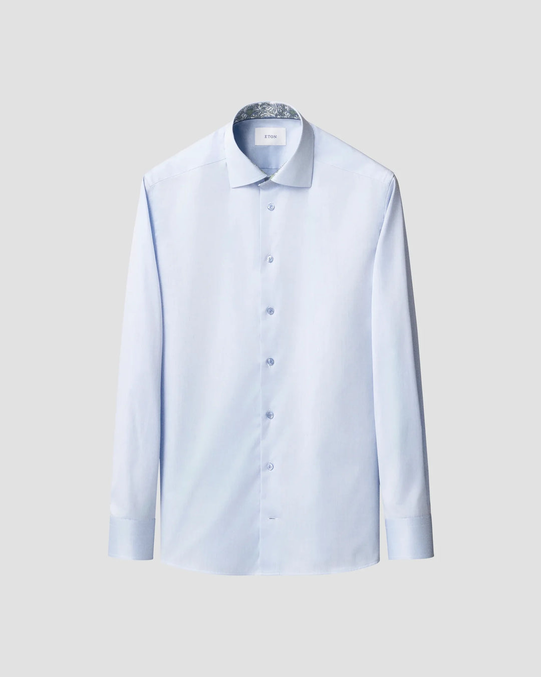 Slim Fit Floral Effect Signature Twill Shirt