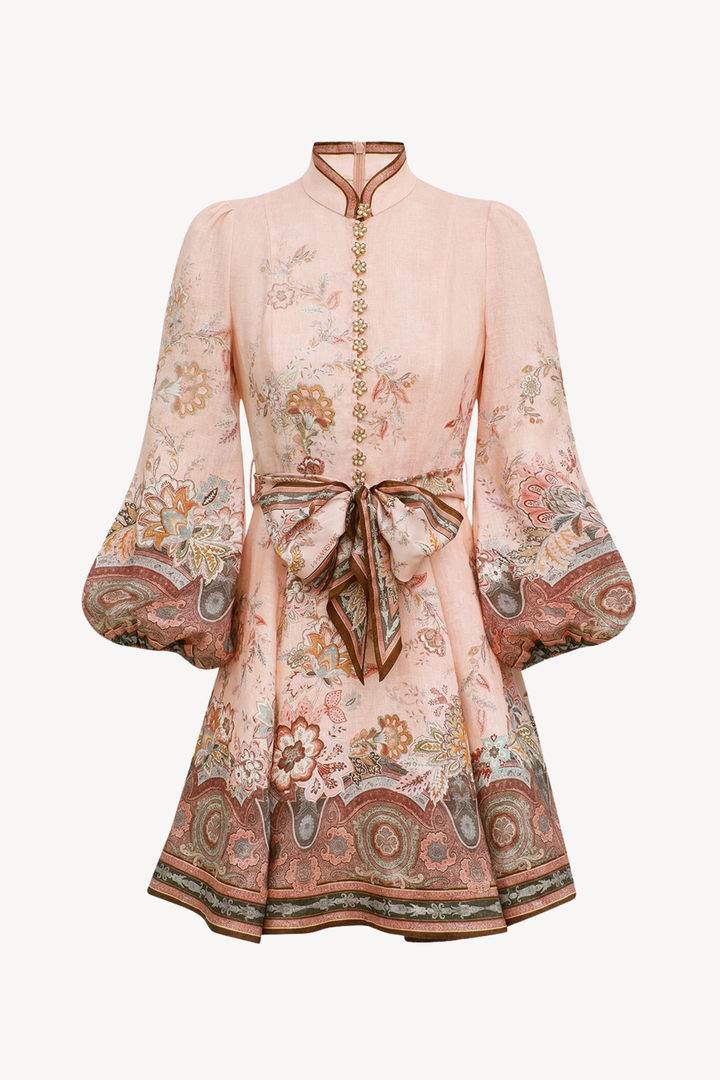 Alchemy Button Mini Dress