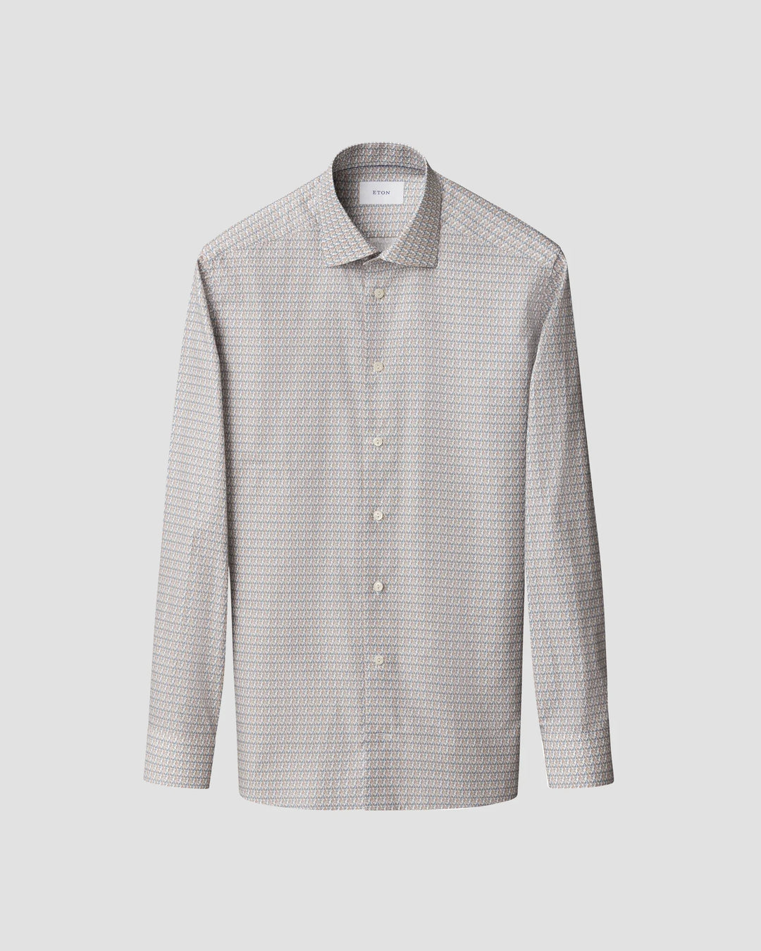 Slim Fit Micro Motif Print Shirt