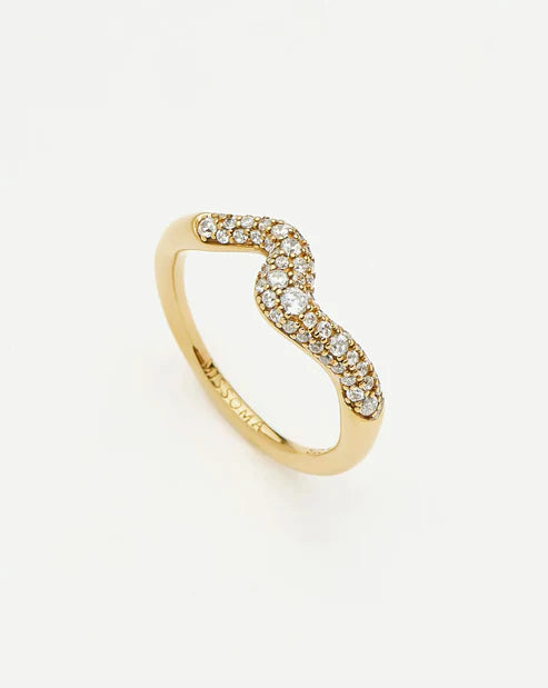 MOLTEN SNOW STACKING RING