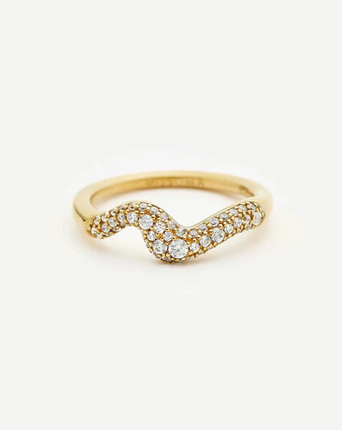 MOLTEN SNOW STACKING RING