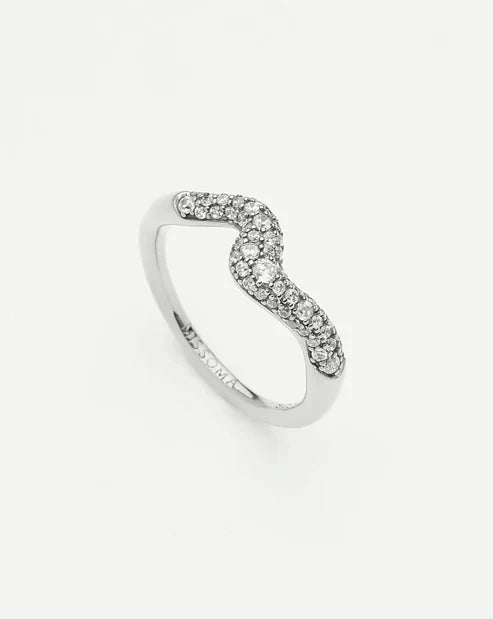 MOLTEN SNOW STACKING RING