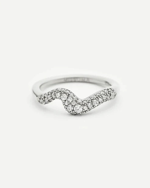 MOLTEN SNOW STACKING RING