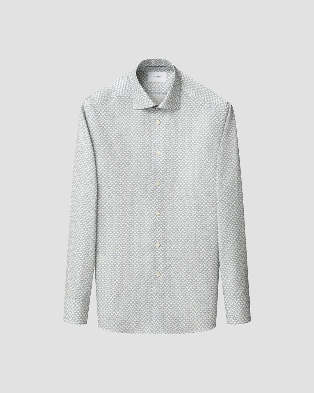Slim Fit Motif Signature Twill Shirt