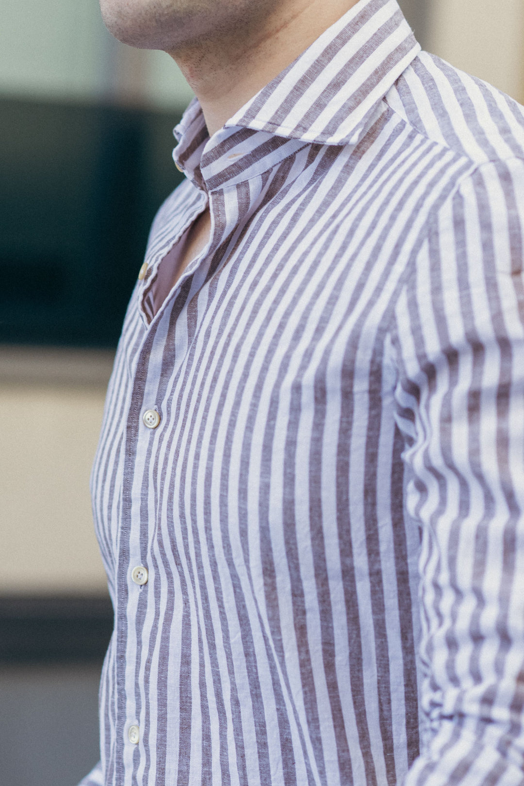 CAMICIA MISTO LINO