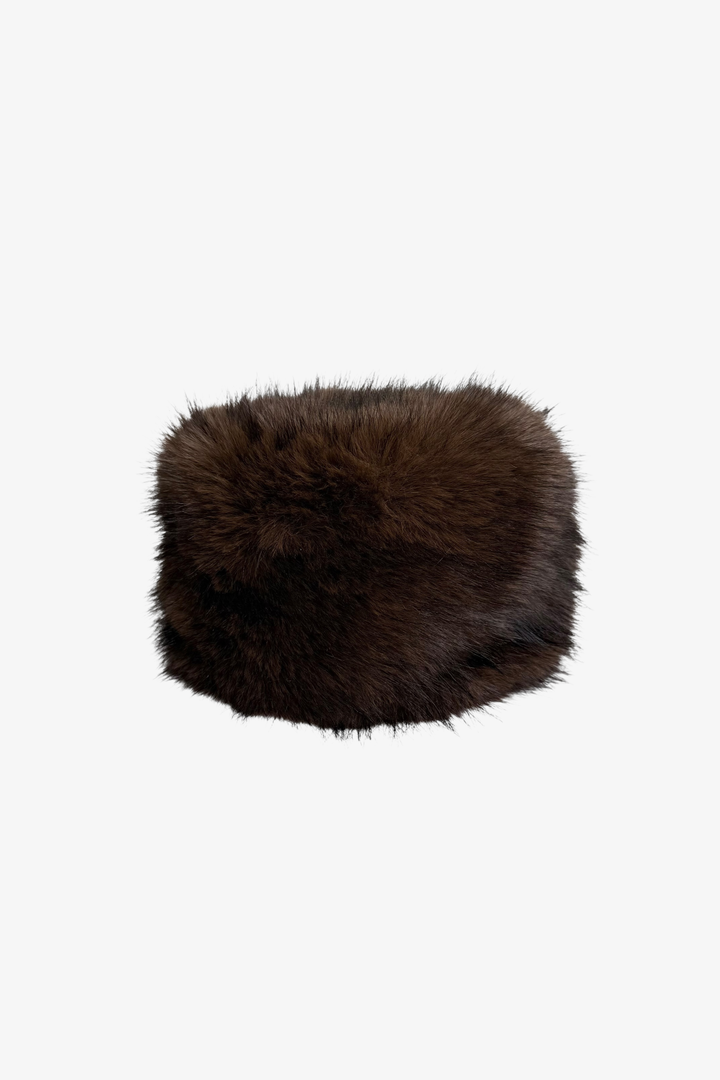 Fluffy Isabella hatt fuskepels