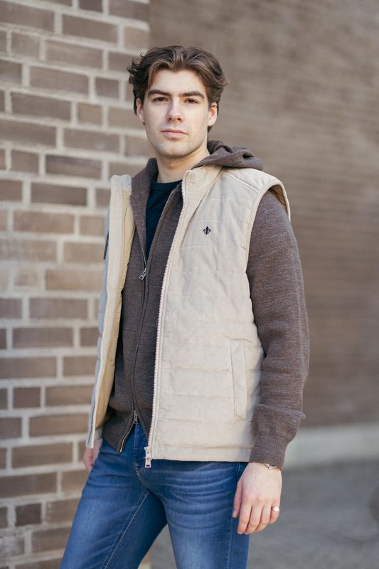Ted Quilted Cord Vest
