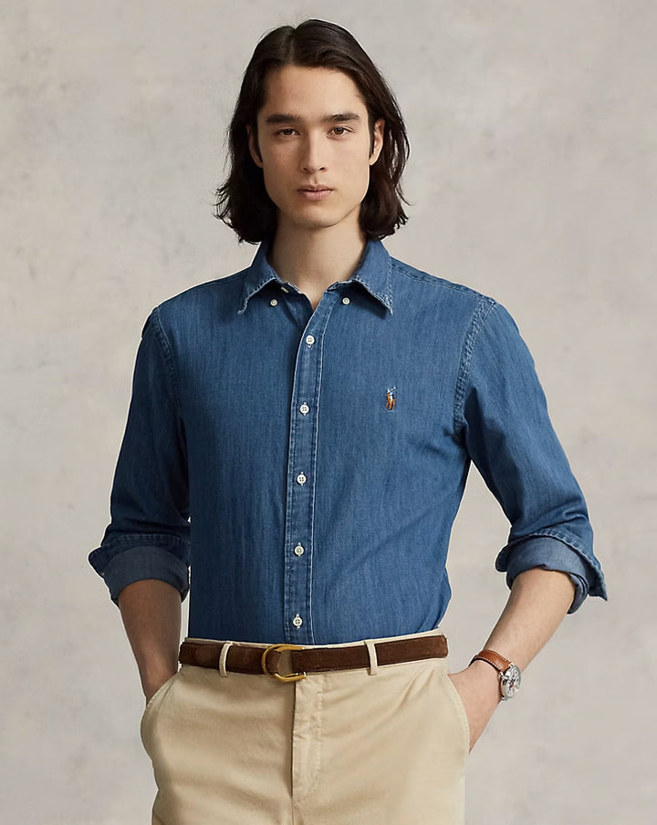 POLO CUSTOM FIT DENIM SHIRT