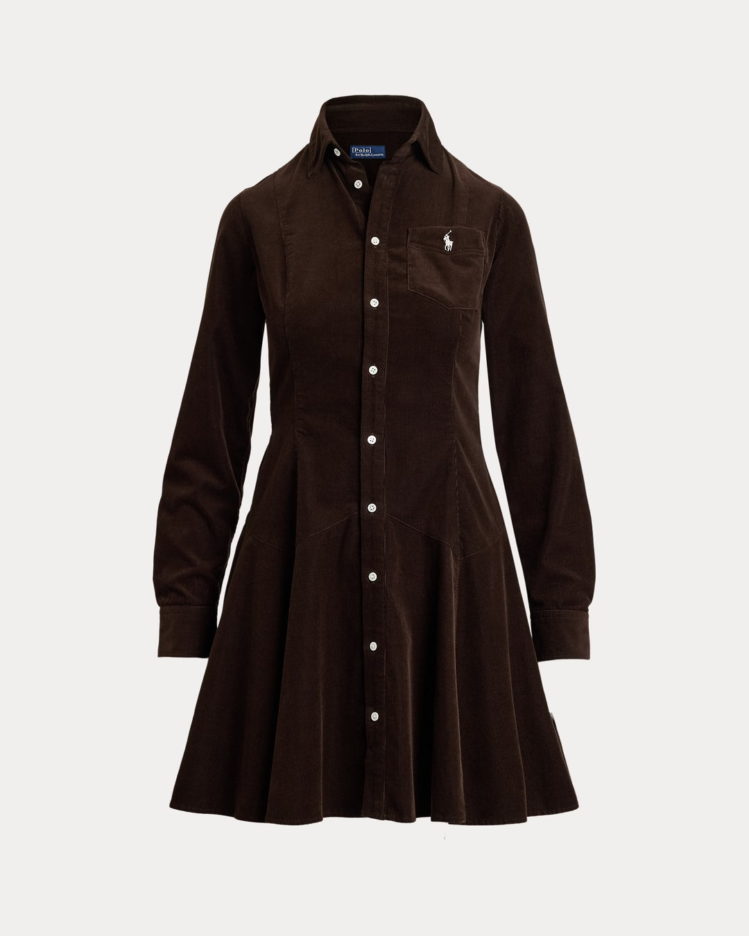 WOVEN-SHIRT DRESS-DRESSES