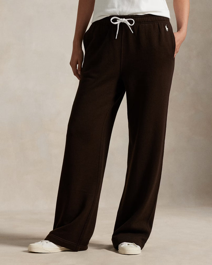 Drawstring Wide-Leg Tracksuit Bottoms