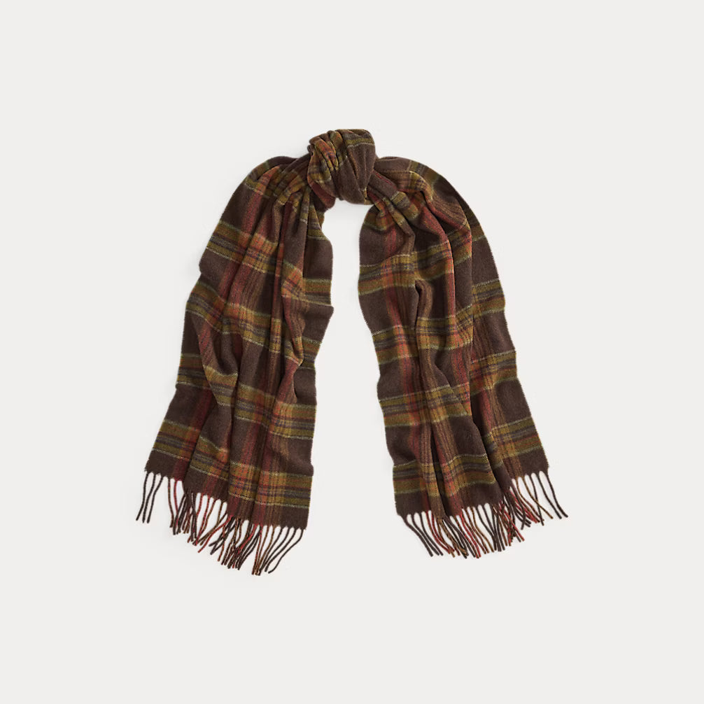OVRSZD PLAID-SCARF