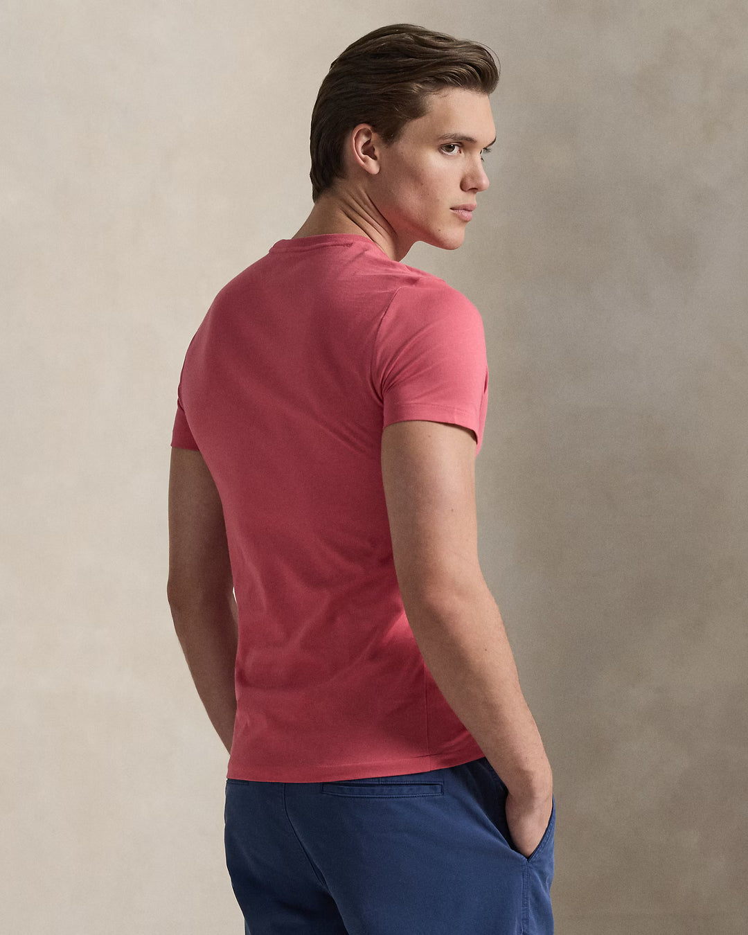 Custom Slim Fit Jersey Crewneck T-Shirt