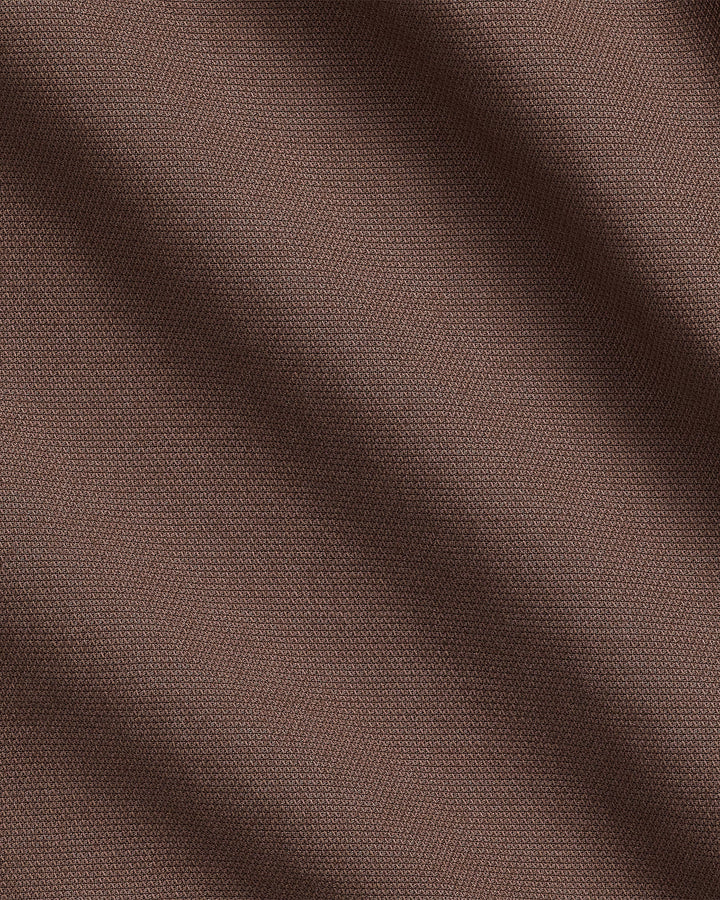 Custom Fit Textured Dobby Shirt