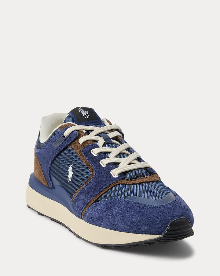 POLO RALPH LAUREN Train 89 V2 Suede-Panelled Trainer