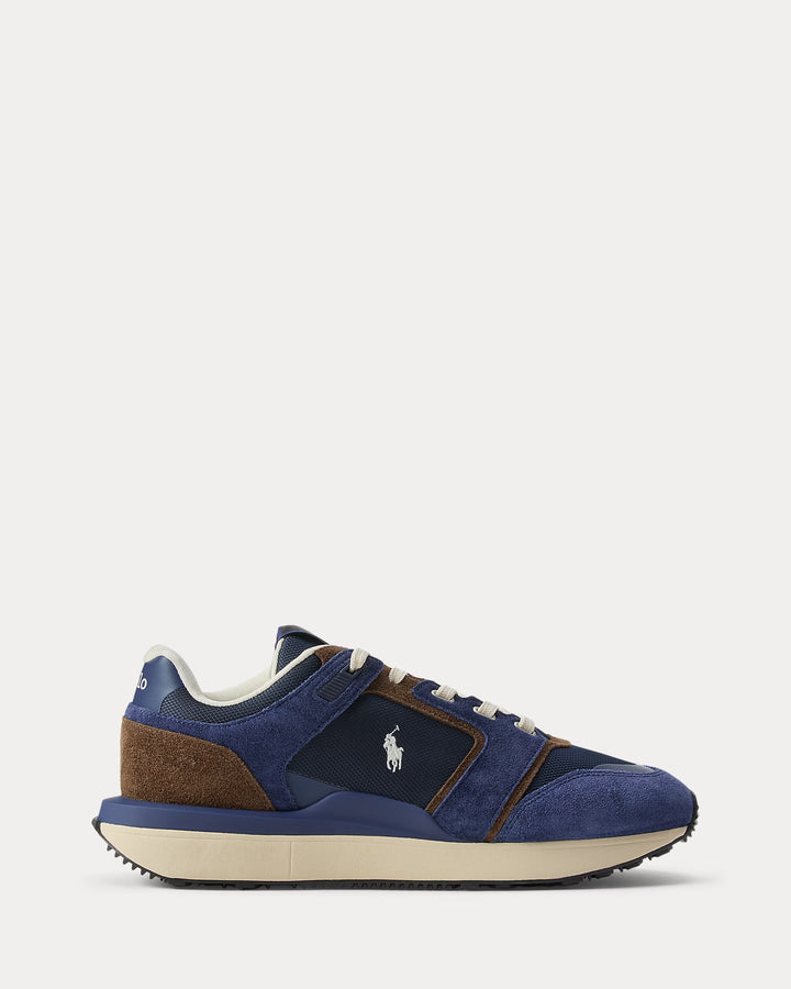 POLO RALPH LAUREN Train 89 V2 Suede-Panelled Trainer