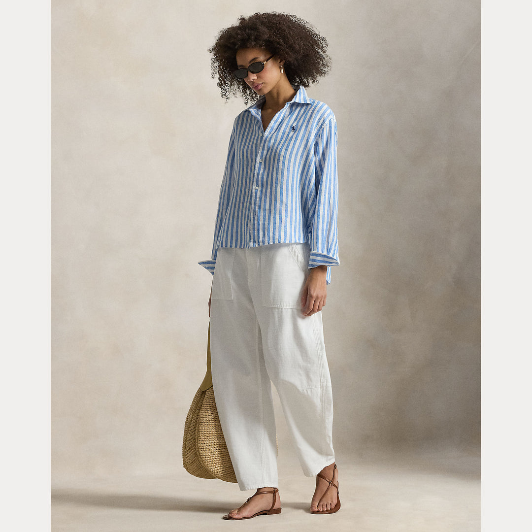 N WD CRP ST-LONG SLEEVE-BUTTON FRONT SHIRT