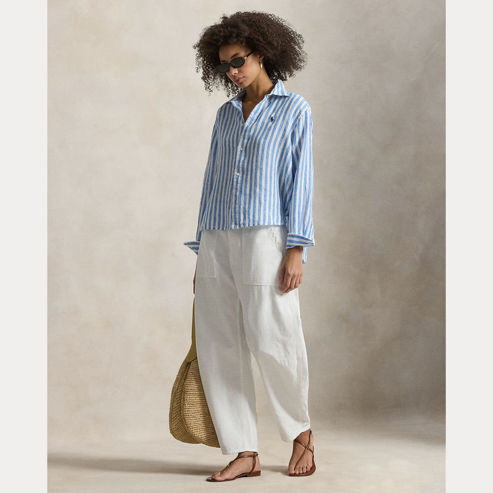N WD CRP ST-LONG SLEEVE-BUTTON FRONT SHIRT