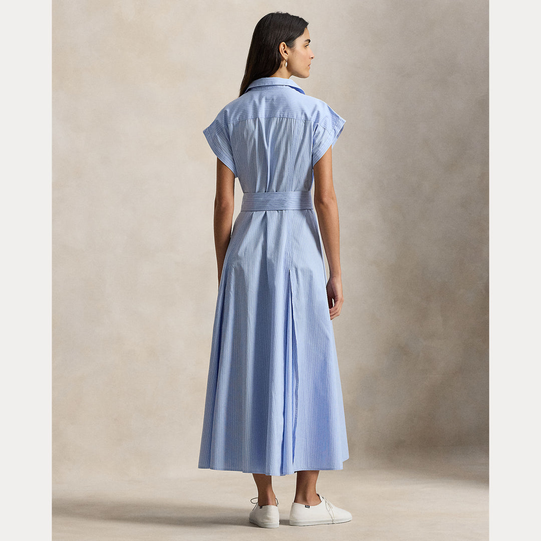 WOVEN-SHIRT DRESS-DRESSES