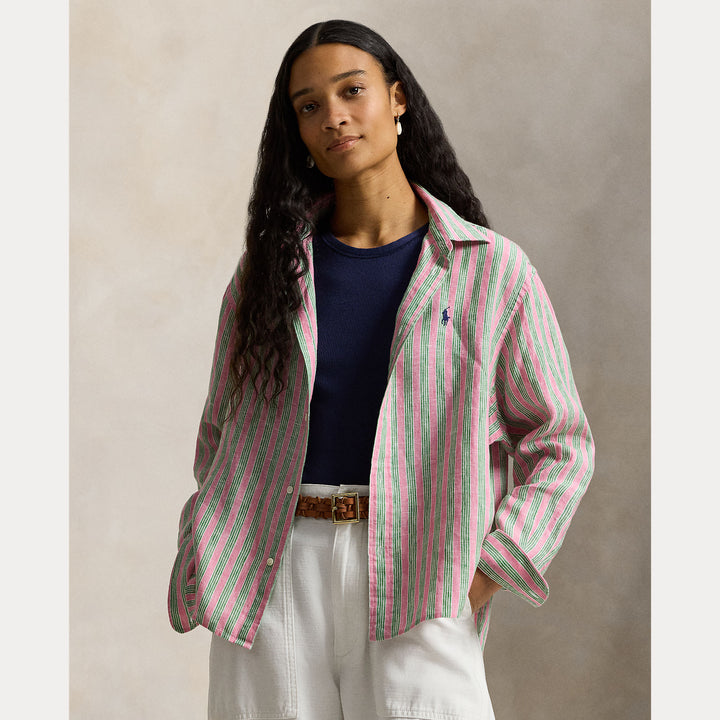 N WD CRP ST-LONG SLEEVE-BUTTON FRONT SHIRT