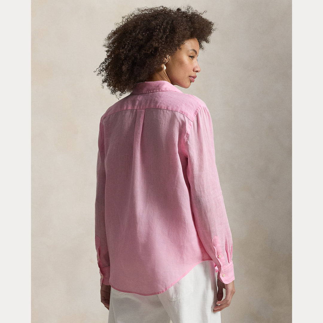 CLASSIC-LONG SLEEVE-BUTTON FRONT SHIRT