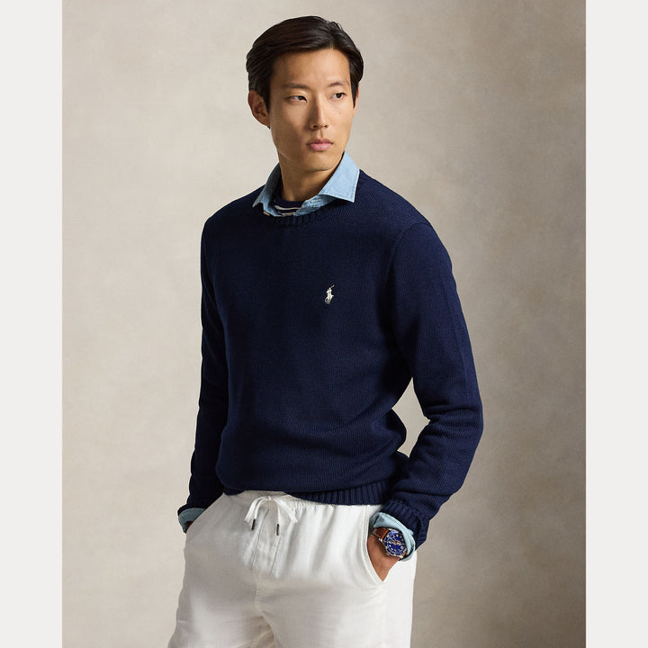 COTTON CREWNECK SWEATER