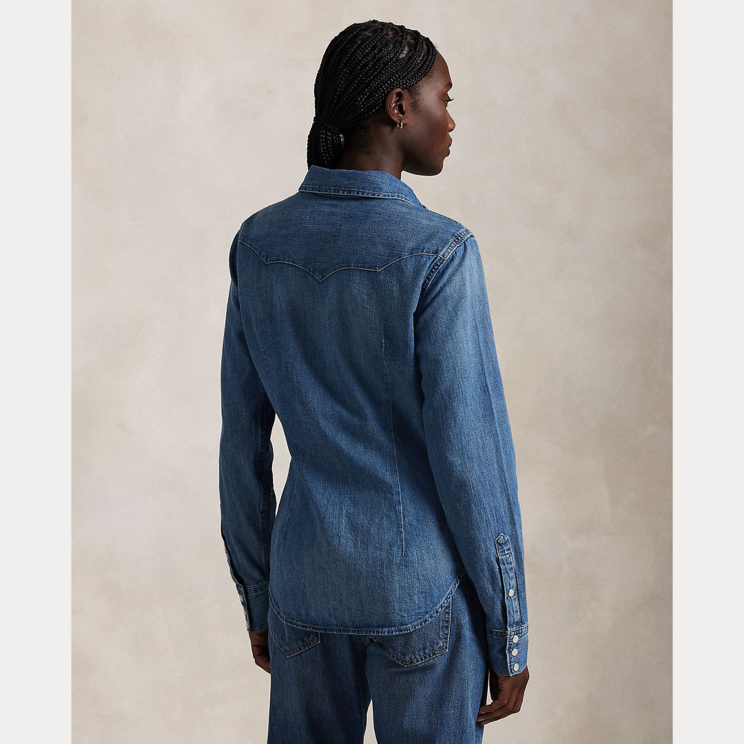 STANDARD-LONG SLEEVE-BUTTON FRONT SHIRT