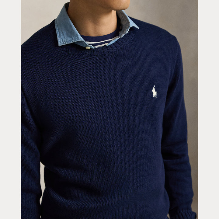 COTTON CREWNECK SWEATER