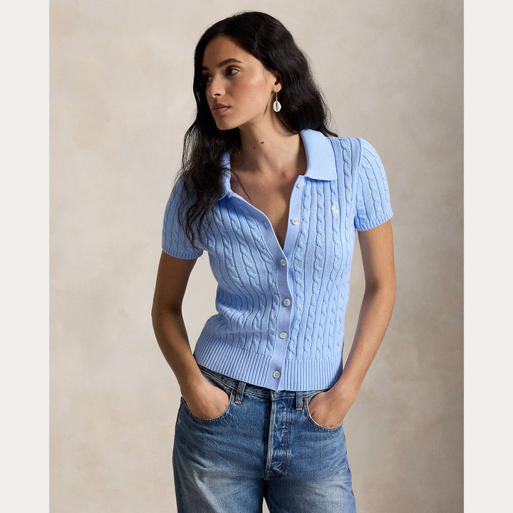 SHORT SLEEVE-CARDIGAN