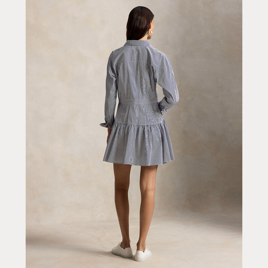 WOVEN-SHIRT DRESS-DRESSES