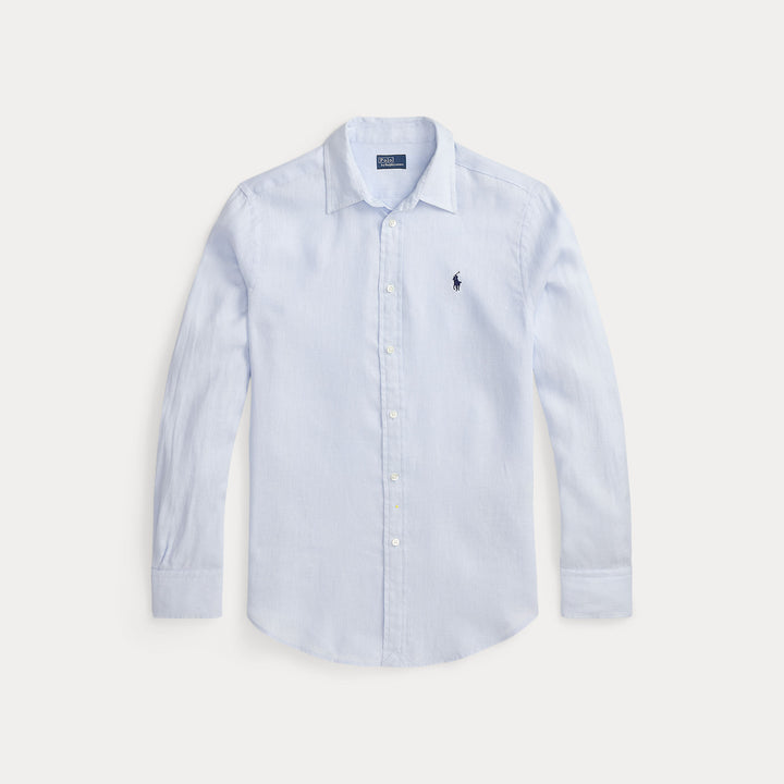 Classic-Long Sleeve-Button Front Shirt