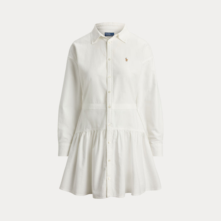 WOVEN-SHIRT DRESS-DRESSES