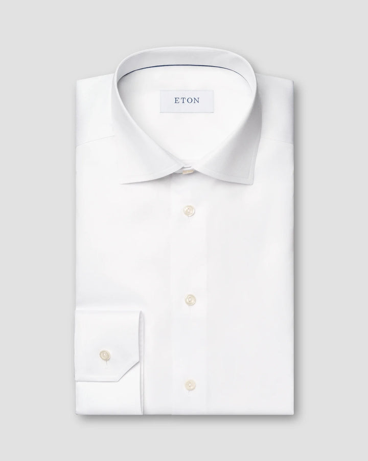 Slim Fit Solid Signature Twill Shirt