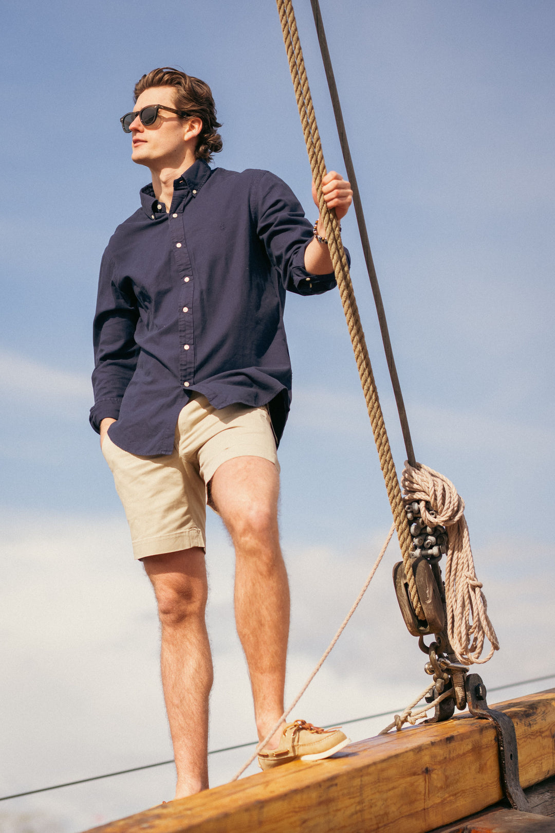STRETCH STRAIGHT FIT CHINO SHORT