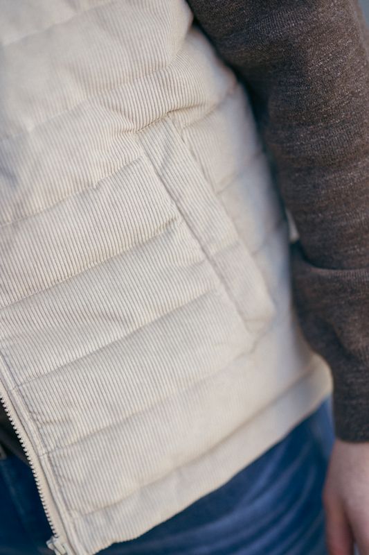 Ted Quilted Cord Vest